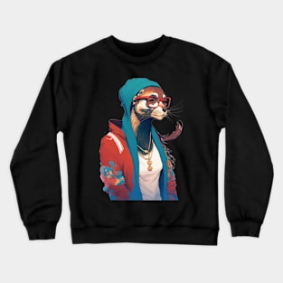 Gangster Miss Weasel Crewneck Sweatshirt